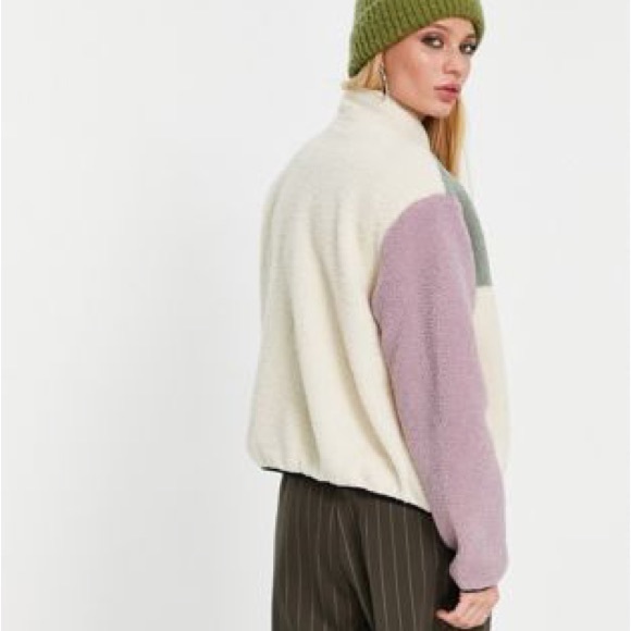 Teddy Colorblock Jacket - Picture 4 of 4